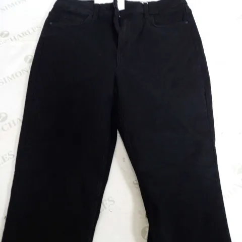 VILA BLACK DENIM SKINNY JEANS - LARGE