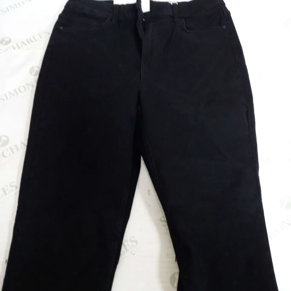 VILA BLACK DENIM SKINNY JEANS - LARGE