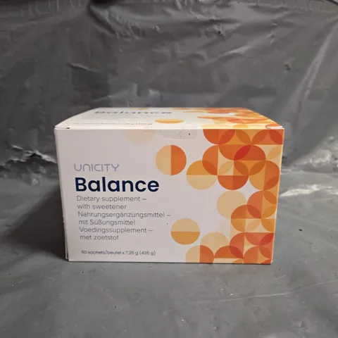 BOXED UNICITY BALANCE DIETARY SUPPLEMENT 60 SACHETS