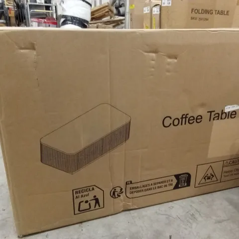 BOXED COFFEE TABLE WITH STORAGE