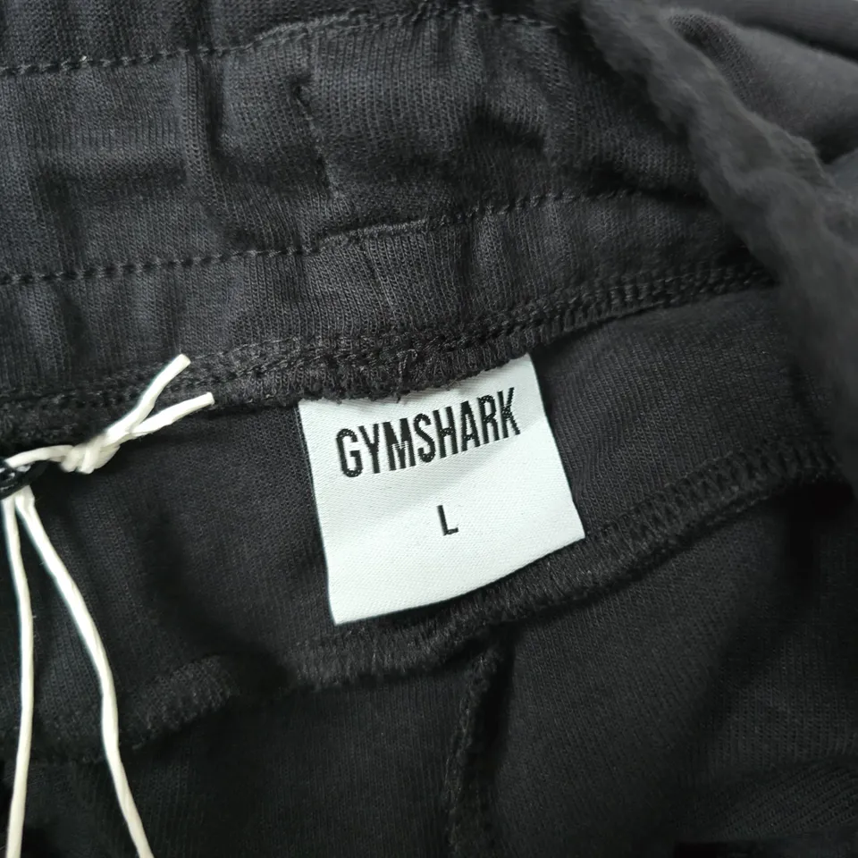 GYMSHARK INTERLOCK TECH JOGGERS IN BLACK - LARGE