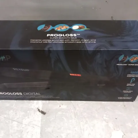 BOXED REVAMP PROGLOSS DIGITAL CERAMIC STRAIGHTENER ST-1000-GB