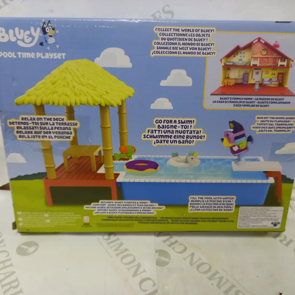 BLUEY POOL TIME FUN PLAYSET  RRP £19.99