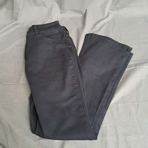 COLLUSION X007 STRETCH FLARE JEANS IN BLACK SIZE W28