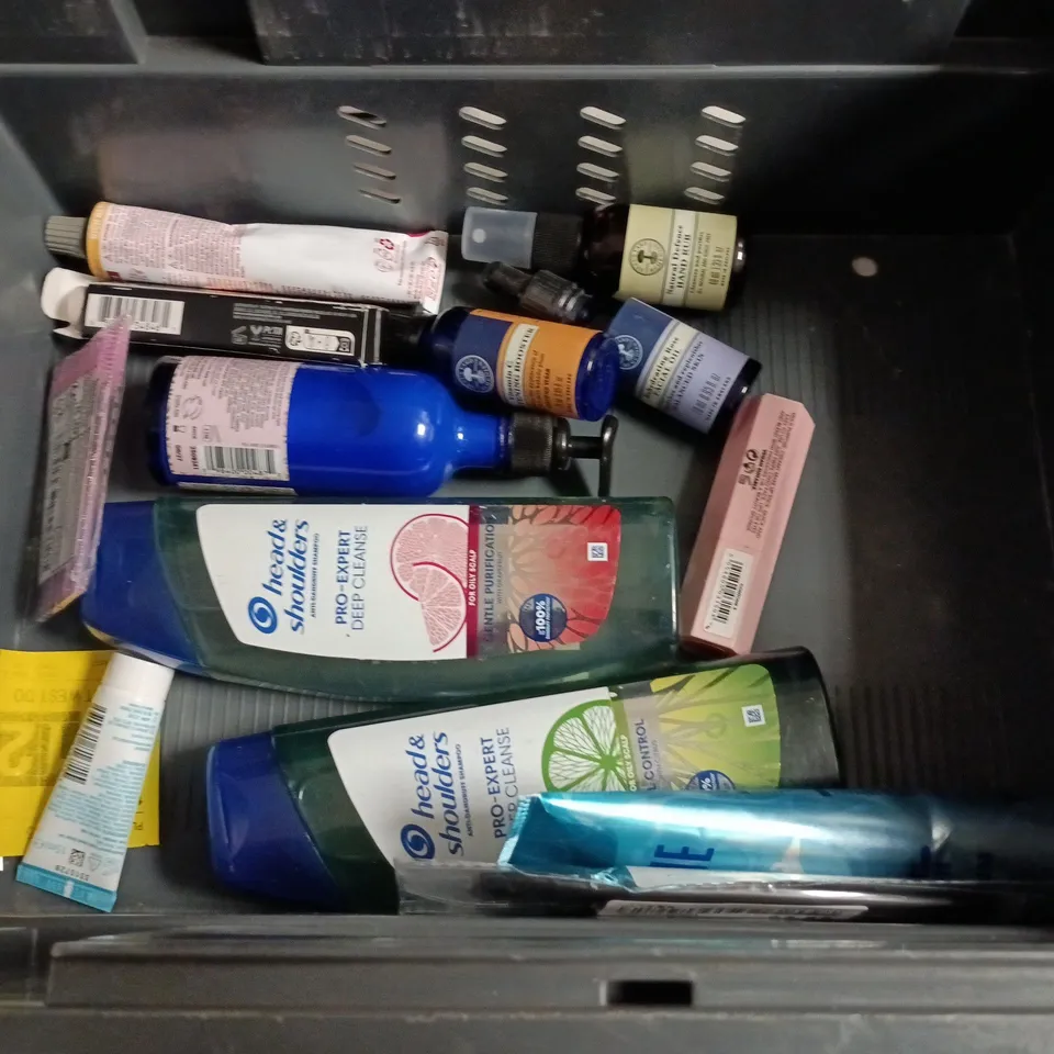 LOT OF APPROXIMATELY 24 ASSORTED HEALTH AND BEAUTY ITEMS TO INCLUDE GARNIER, SANEX AND NEAL'S YARD