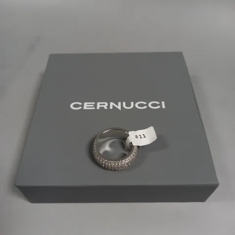 CERNUCCI 5 ROW BAND RING