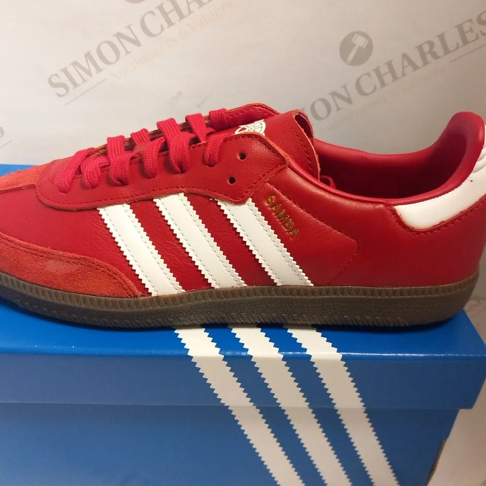 BOXED ADIDAS SAMBA TEAM ARSENAL SIZE 7.5