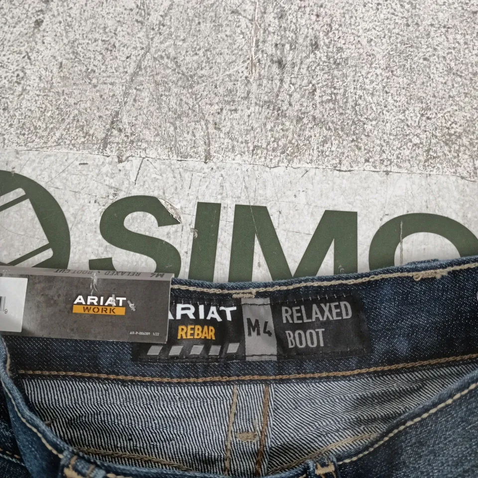 ARIAT WORK REBAR RELAXED BOOT CUT JEANS – M4, UK 28/32