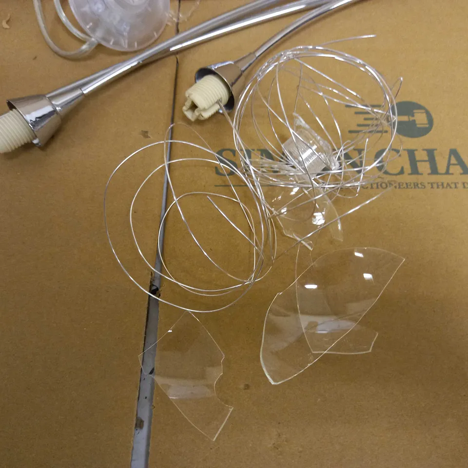 DAR CHROME EFFECT FLOOR LAMP