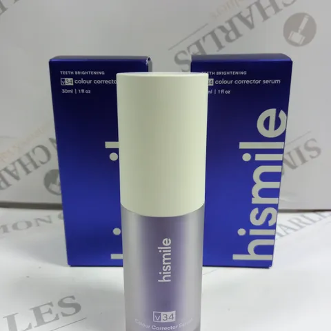 2 X BOXED BOTTLES OF HISMILE COLOUR CORRECTOR SERUM 