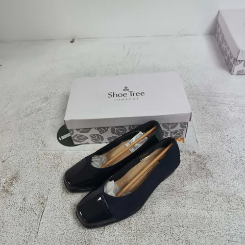 SHOE TREE COMFORT DIANA NAVY WOMEN'S SHOES – UK SIZE 4