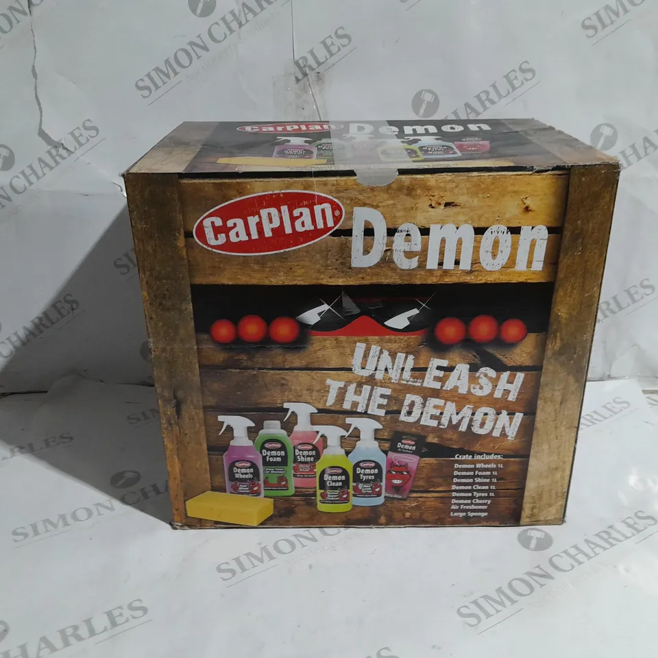 BOXED CARPLAN DEMON CAR CARE CRATE 