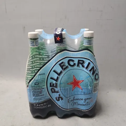 SAN PELLEGRINO SPARKLING NATURAL MINERAL WATER 6X1L
