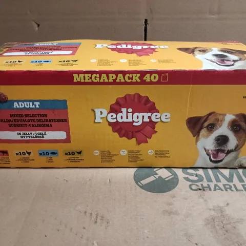 PEDIGREE ADULT DOG FOOD MEGA PACK OF 40 POUCHES