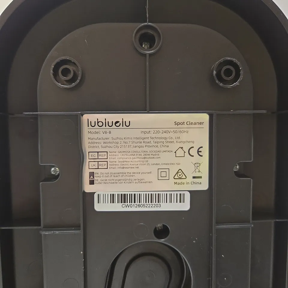 LUBLUELU SPOT CLEANER V8-B – TWIN TANK, 220–240V