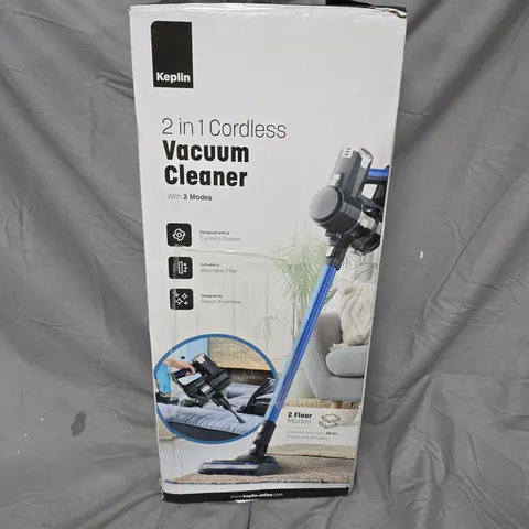 KEPLIN 2 IN 1 CORDLESS VACUUM CLEANER – BOXED
