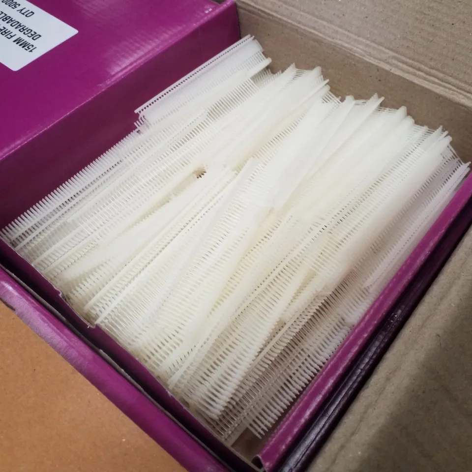 PALLET CONTAINING APPROXIMATELY 720 BOXES OF 15MM FIRE-A-TAG STD BIO DEGRADABLE NYLON BX 5000