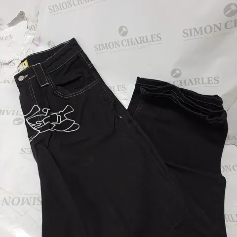 PROTECT BLACK DENIM JEANS SIZE S 