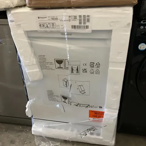 HOTPOINT H2FHL626UK FREESTANDING DISHWASHER WHITE - UNPROCESSED RAW RETURN