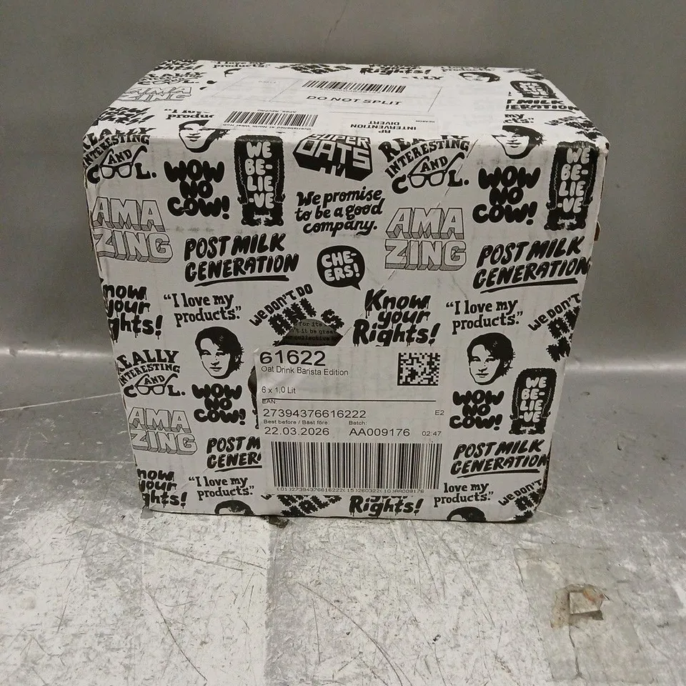 OATLY BARISTA EDITION OAT DRINK 6X1L - COLLECTION ONLY