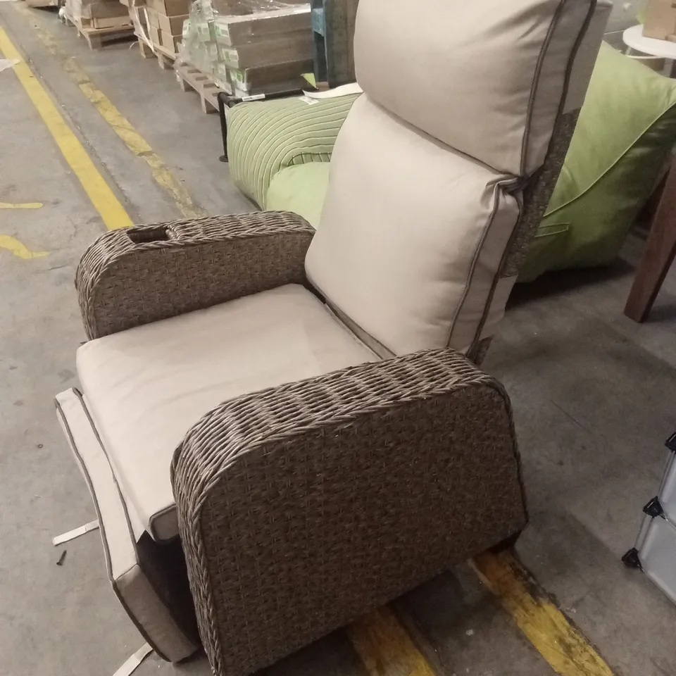 ESSENCE RECLINER PATIO CHAIR WITH CUSHION