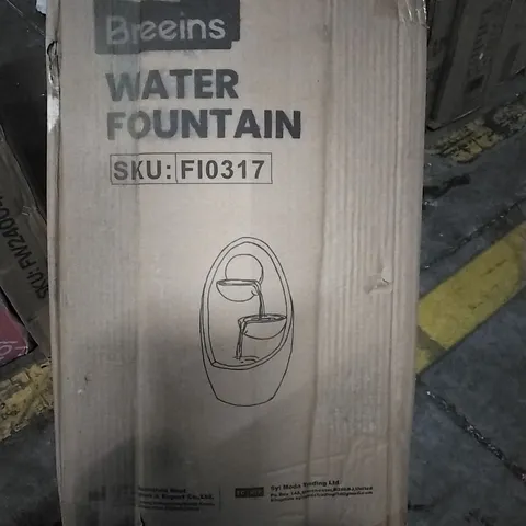 BOXED BREEINS WATER FOUNTAIN FL0317