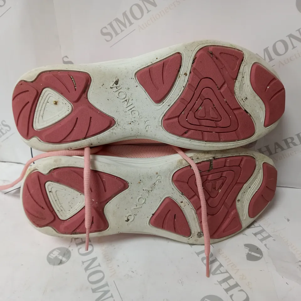 PAIR OF VIONIC AGILE TRAINERS PINK SIZE 8