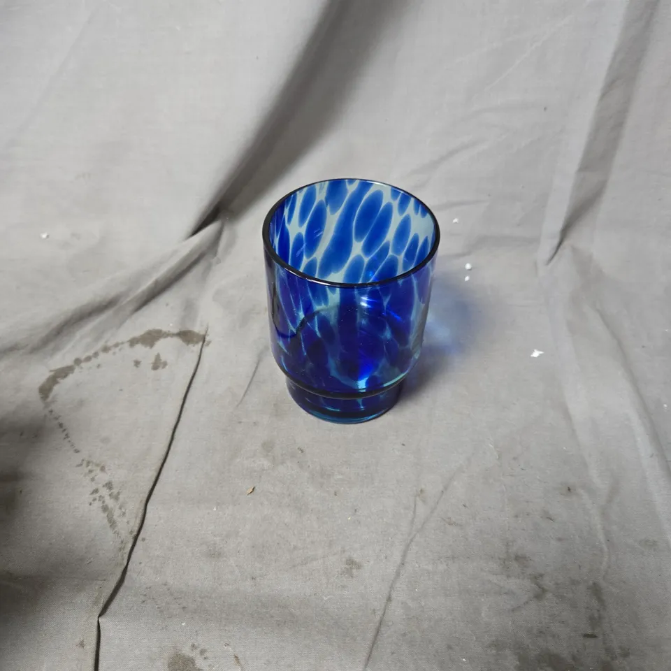 &K AMSTERDAM GLASS TORTOISE TUMBLERS, SET OF 4