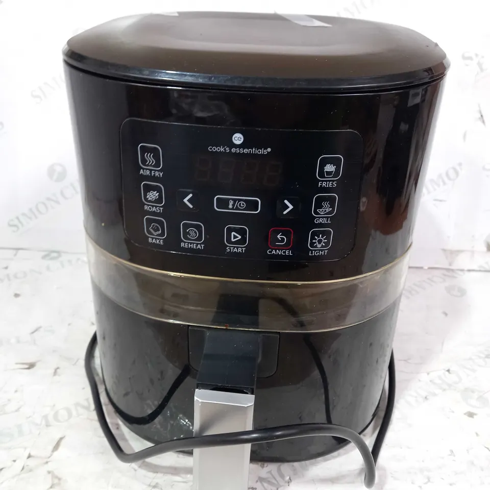 COOK'S ESSENTIALS 4.0L AIR FRYER - BLACK