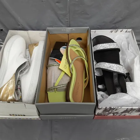 APPROXIMATELY 15 ASSORTED FOOTWEAR PRODUCTS IN VARIOUS STYLES & SIZES 