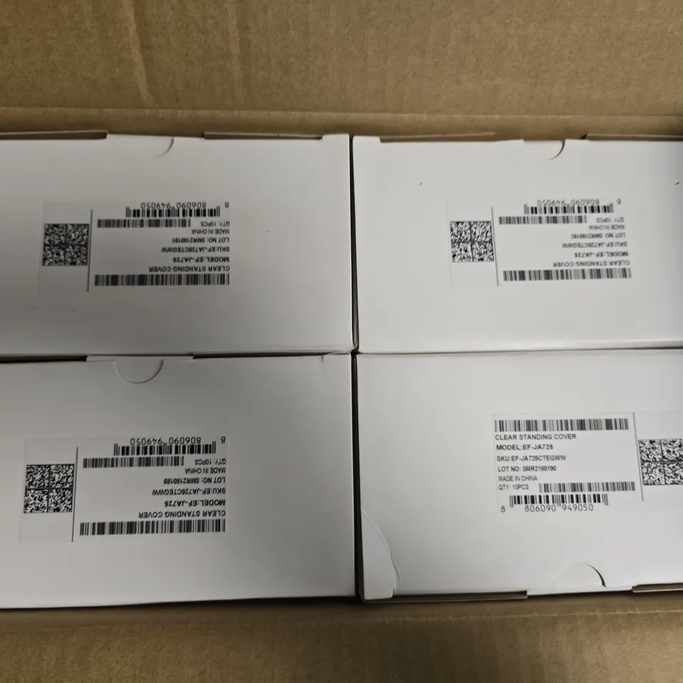 APPROXIMATELY 40 SAMSUNG GALAXY A72 CLEAR STANDING COVERS