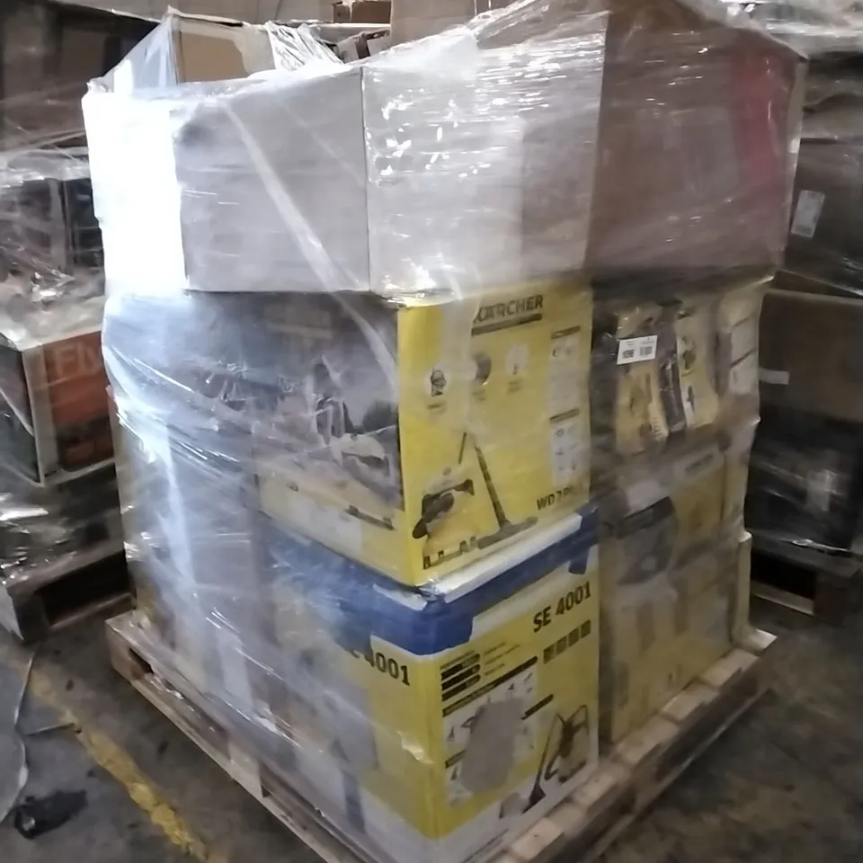 PALLET OF APPROXIMATELY 23 UNPROCESSED RAW RETURN HOUSEHOLD AND ELECTRICAL GOODS TO INCLUDE;