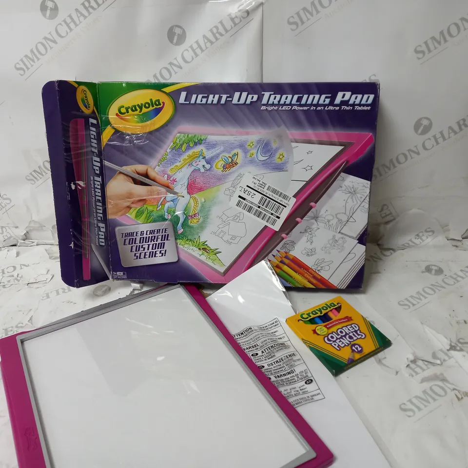 BOXED CRAYOLA LIGHT UP TRACING PAD ASSORTMENT  RRP £26.99