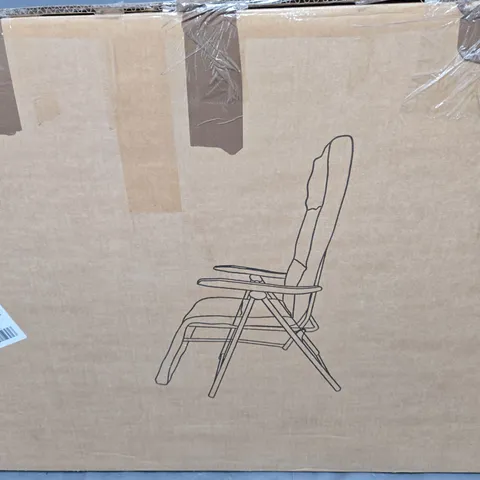 TORQUAY CUSHIONED SUN LOUNGER - COLLECTION ONLY