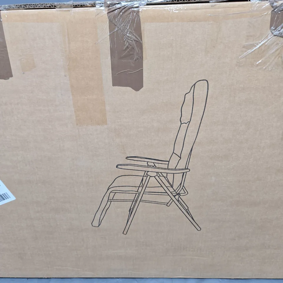 TORQUAY CUSHIONED SUN LOUNGER - COLLECTION ONLY