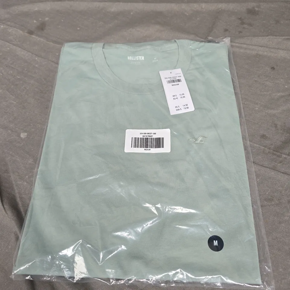 BAGGED HOLLISTER LOGO CORE TEE - SIZE M