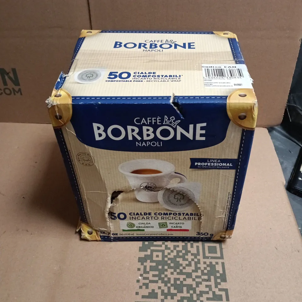 CAFFÈ BORBONE NAPOLI – 50 COMPOSTABLE COFFEE PODS (CIALDE)