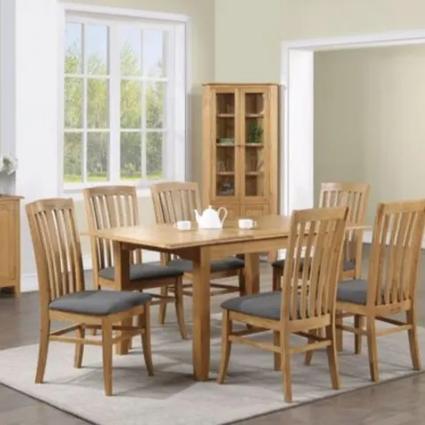 BOXED KILKENNY OAK 160CM DINING TABLE
