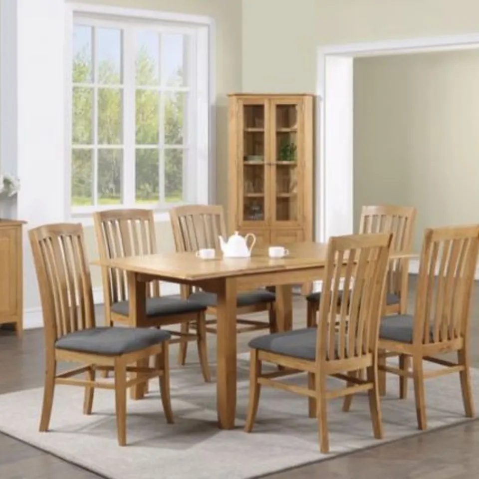 BOXED KILKENNY OAK 160CM DINING TABLE
