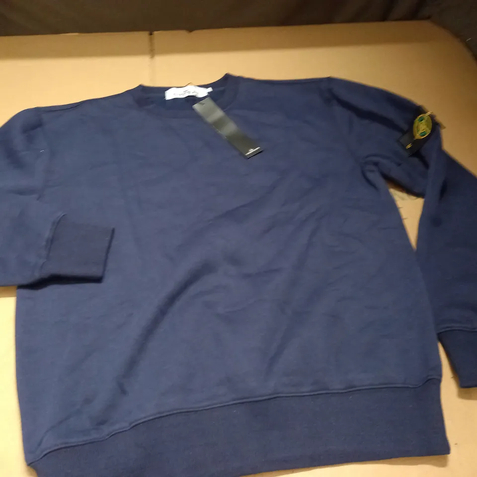 STONE ISLAND STYLE NAVY JUMPER - M