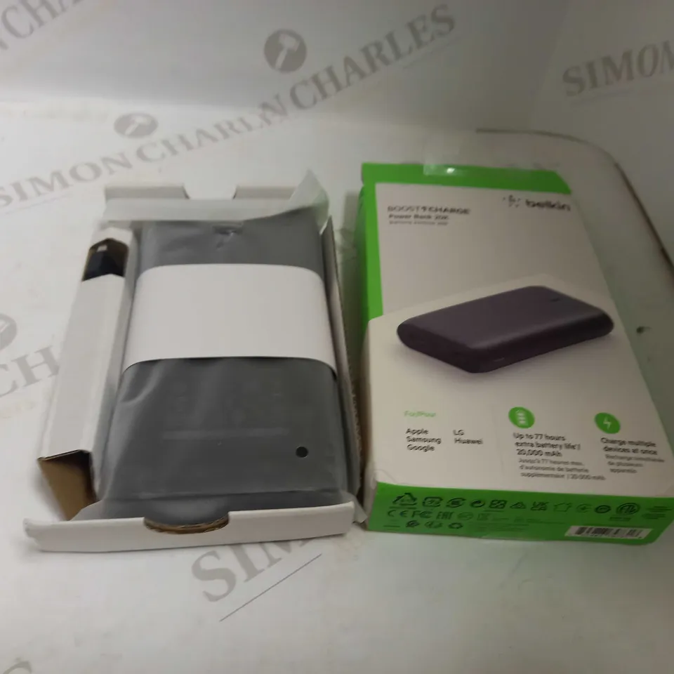 BELKIN 10,000 MAH MULTI-PORT POWER BANK WHITE X2