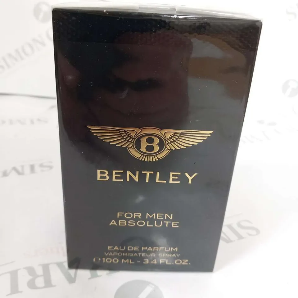 BOXED AND SEALED BENTLEY FOR MEN ABSOLUTE EAU DE PARFUM 100ML