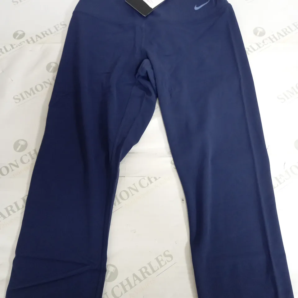 NIKE ZENVY DRI FIT NAVY LEGGINGS - SMALL
