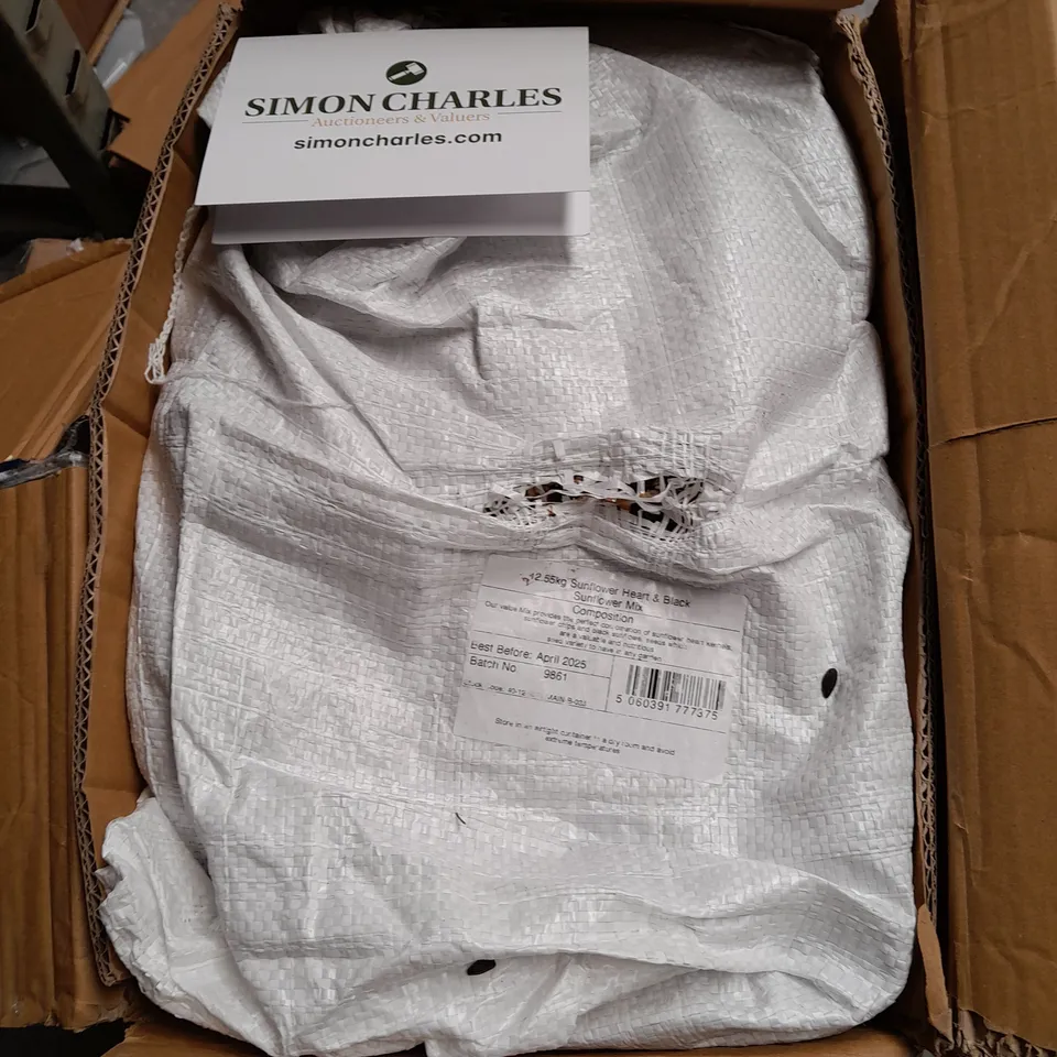12.55 KG BAG OF SUNFLOWER SEED MIX