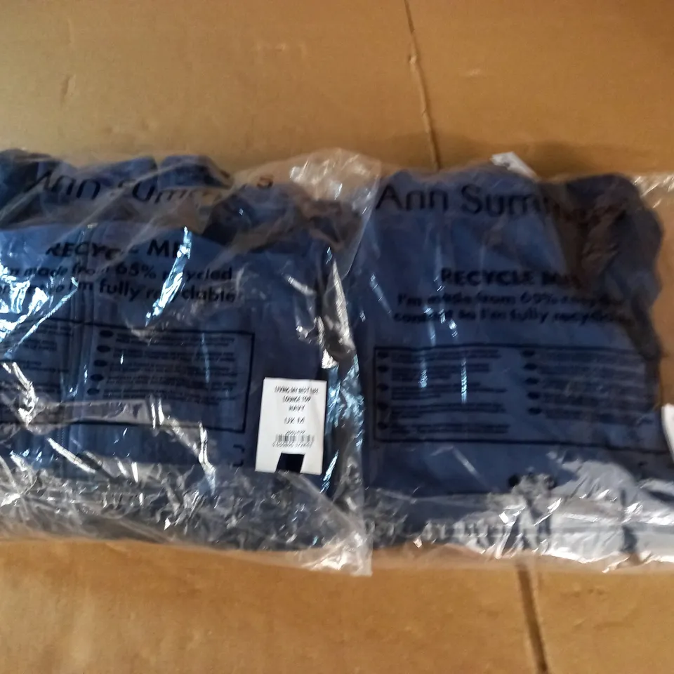 BAGGED ANN SUMMERS LIVING MY BEST LIFE NAVY LOUNGE SET - UK M