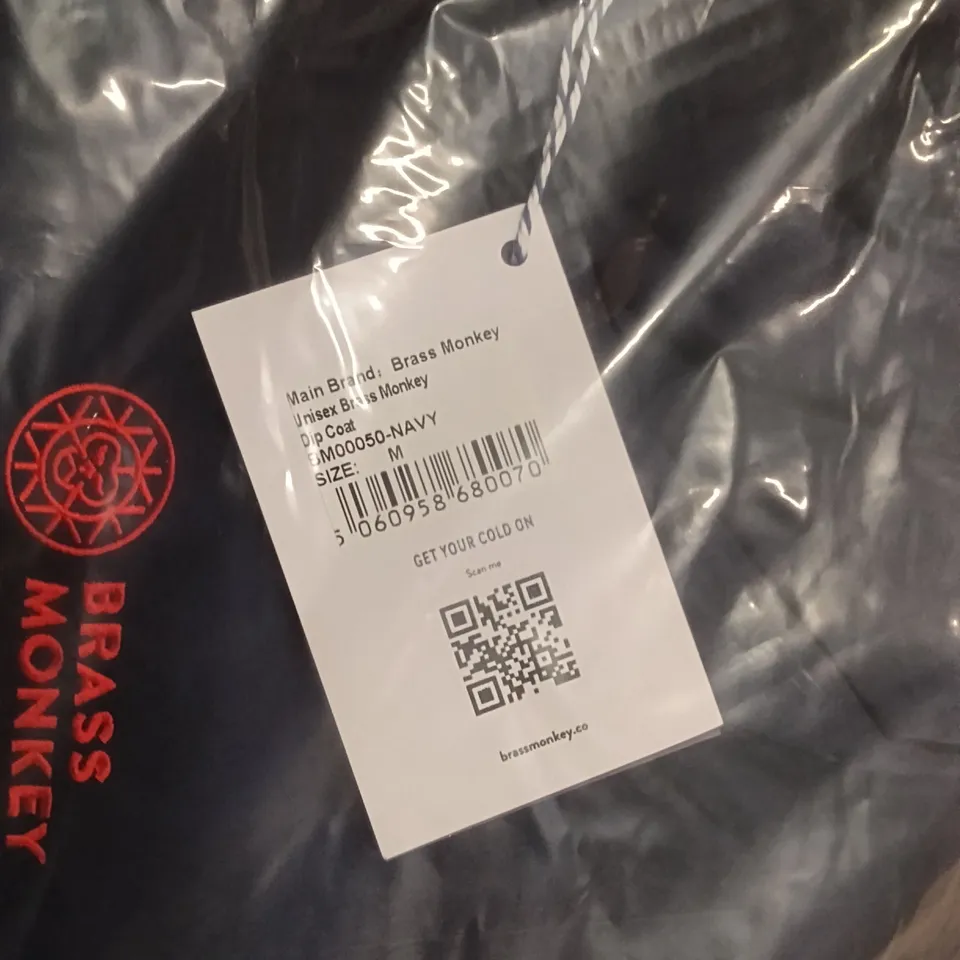 BRANS NEW BRASS MONKEY COAT - NAVY SIZE MEDIUM