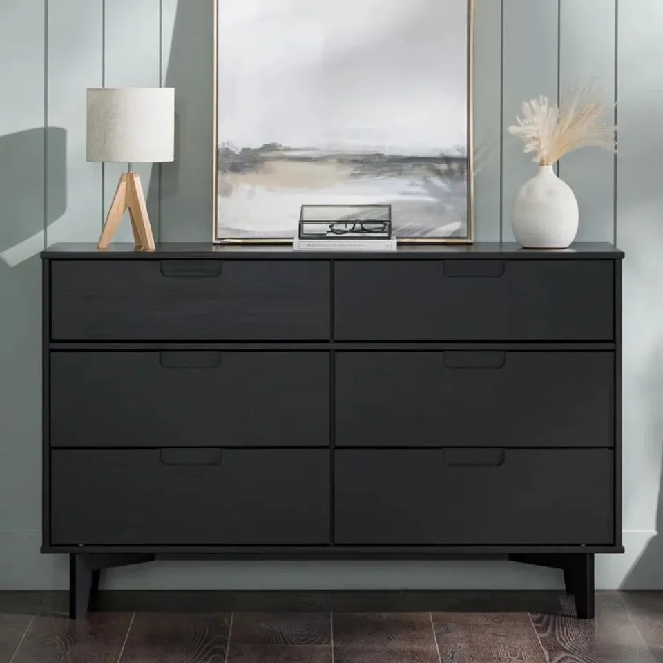 BOXED AHIA 6 DRAWER CHEST OF DRAWERS