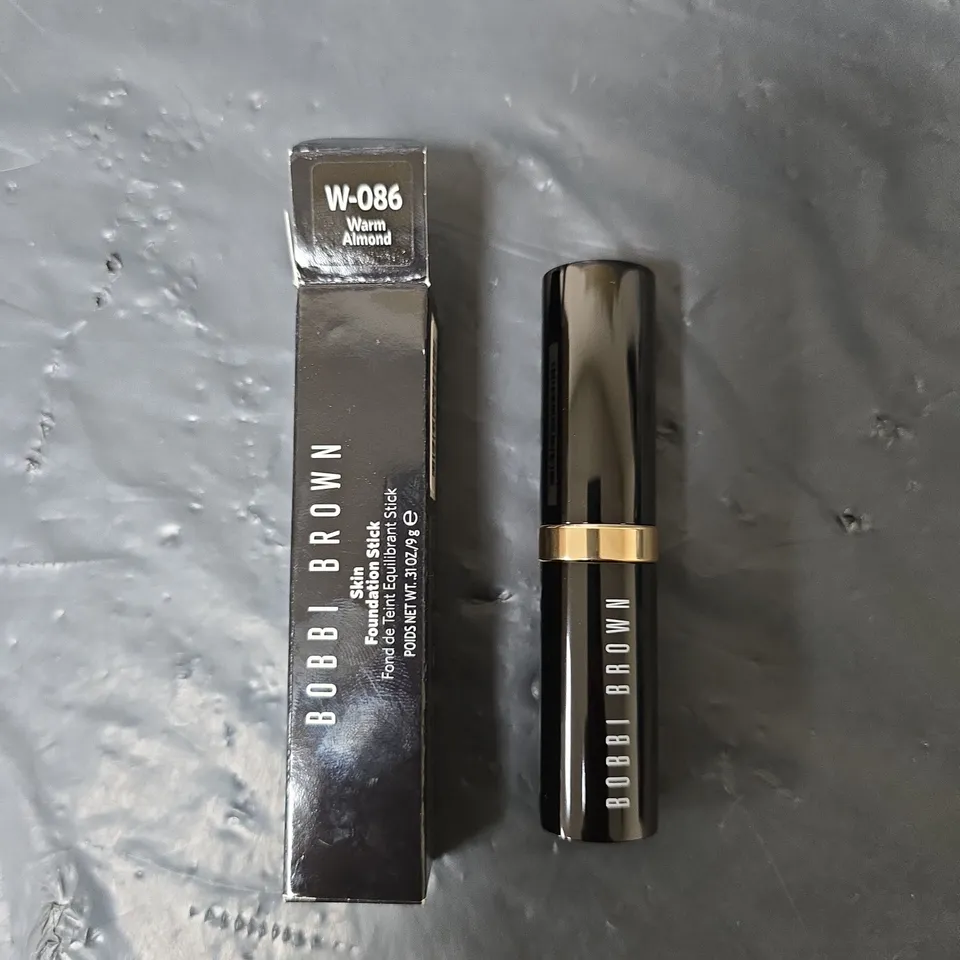 BOBBI BROWN SKIN FOUNDATION STICK 9G W-086 WARM ALMOND 