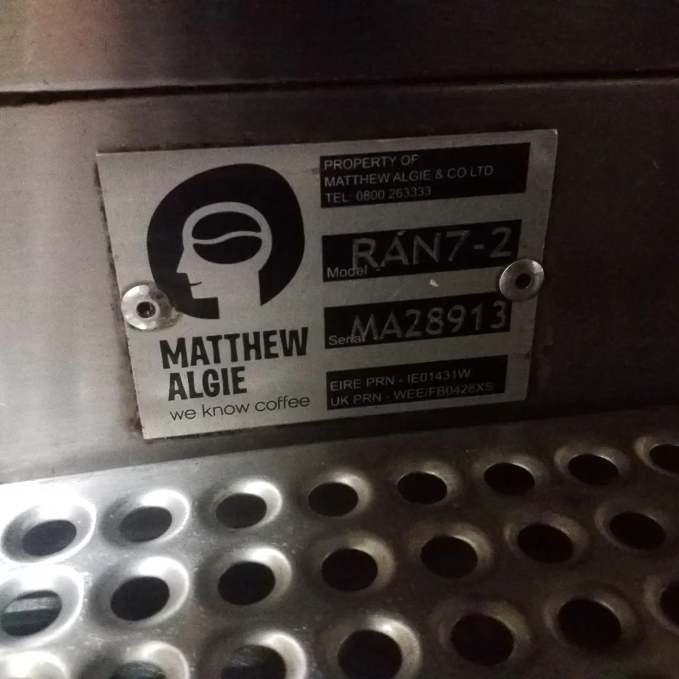 RANCILIO RAN7-2 COMMERCIAL 2 BARRISTA COFFEE MACHINE 