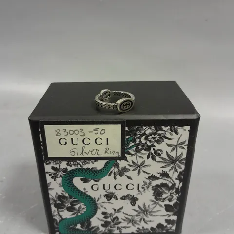 GUCCI INTERLOCKING RING